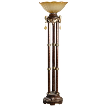 3-Pillar Uplight Lamp