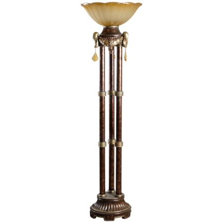 3-Pillar Uplight Lamp
