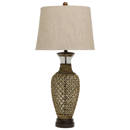Glass Jar Shaped Table Lamp