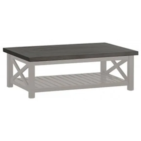 Cahaba Coffee Table with Shelf