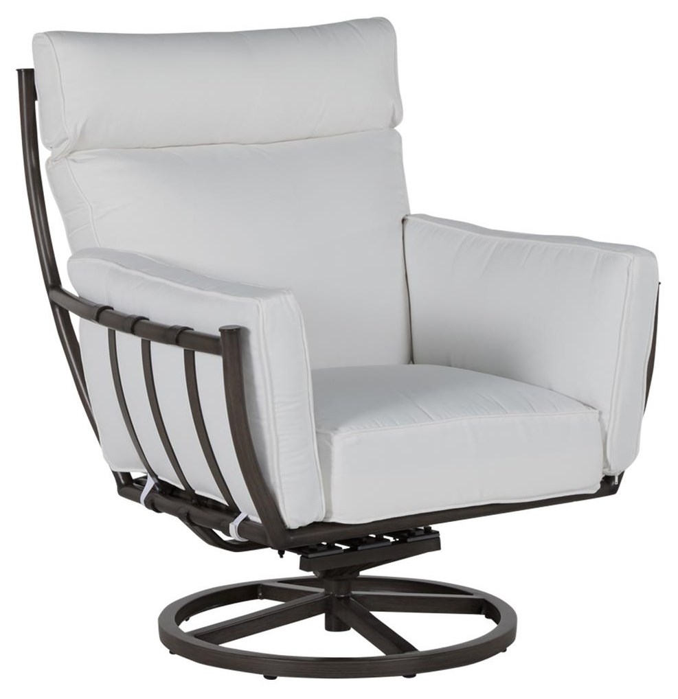 Aluminum patio chairs swivel online