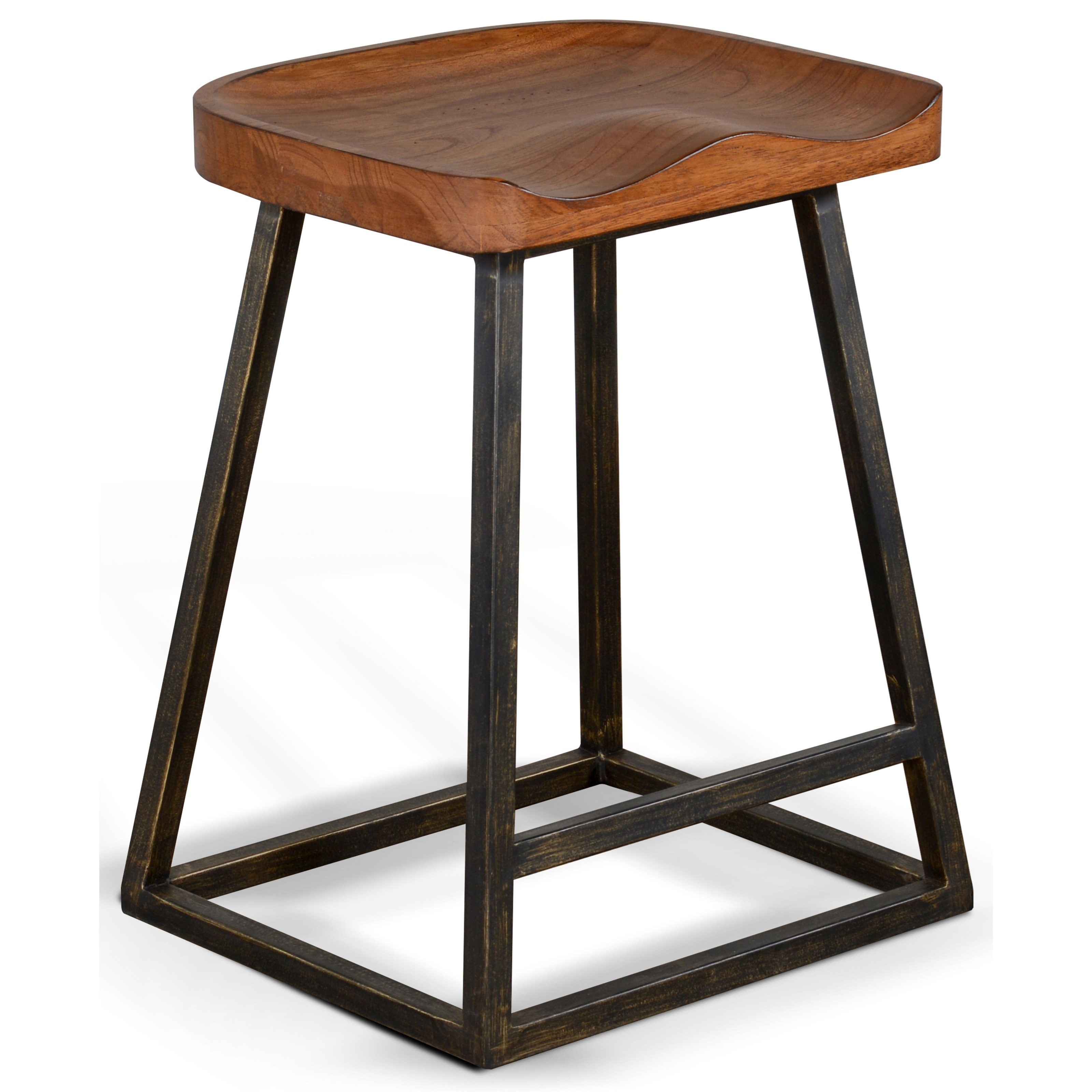 Metal best sale saddle stool