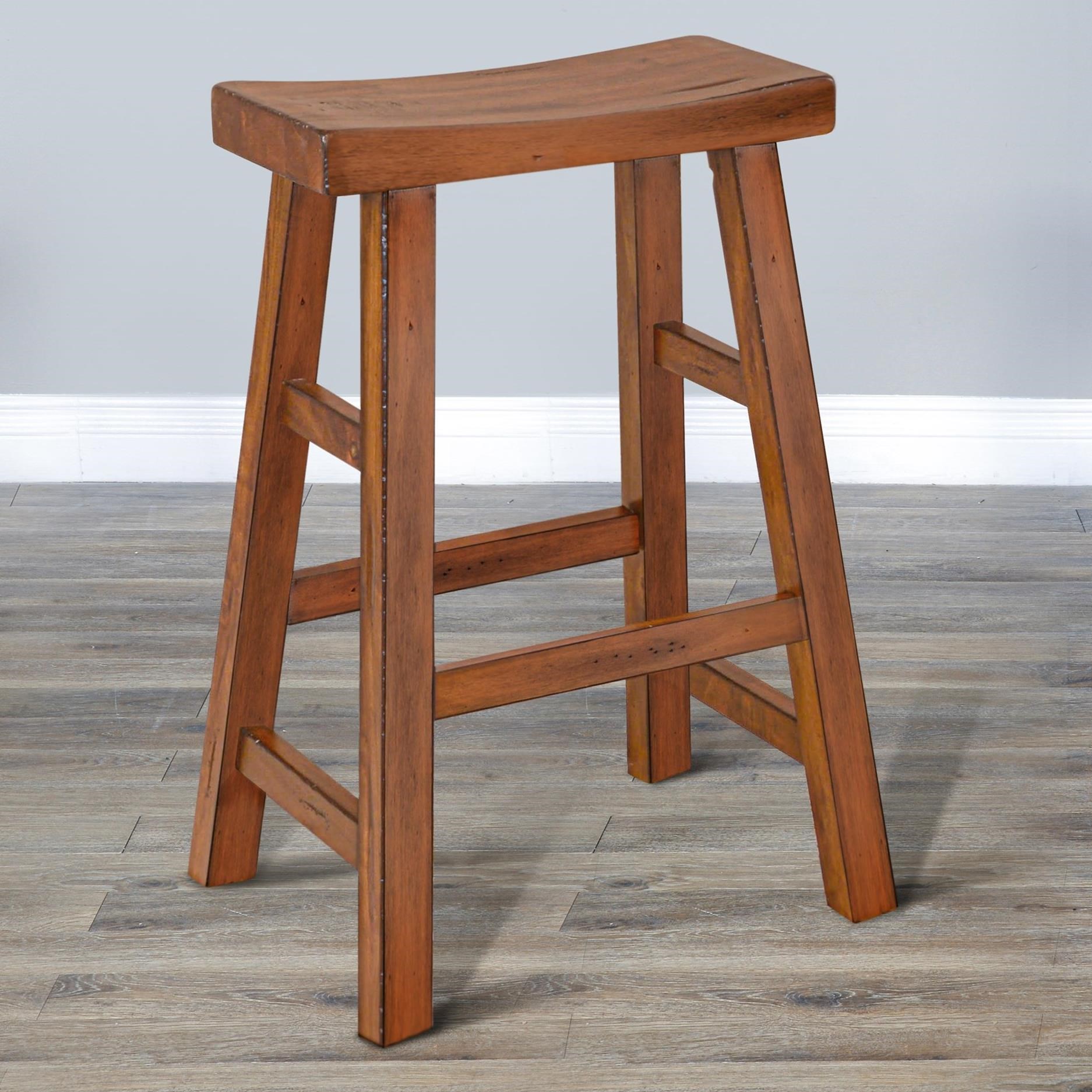 Wooden saddle hotsell seat bar stools