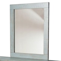 Rustic Mirror with Wood Frame
