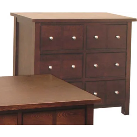 Fremont 6 Drawer Sofa/CD Table