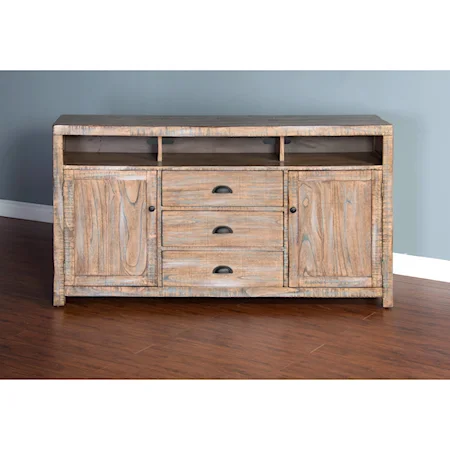 Rustic 66" TV Console