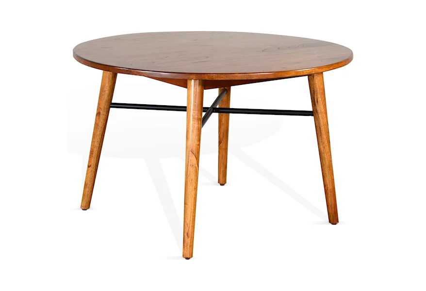 American Modern Round Table by Sunny Designs at Home Furnishings Direct