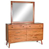 Sunny Designs American Modern Dresser and Mirror Combination