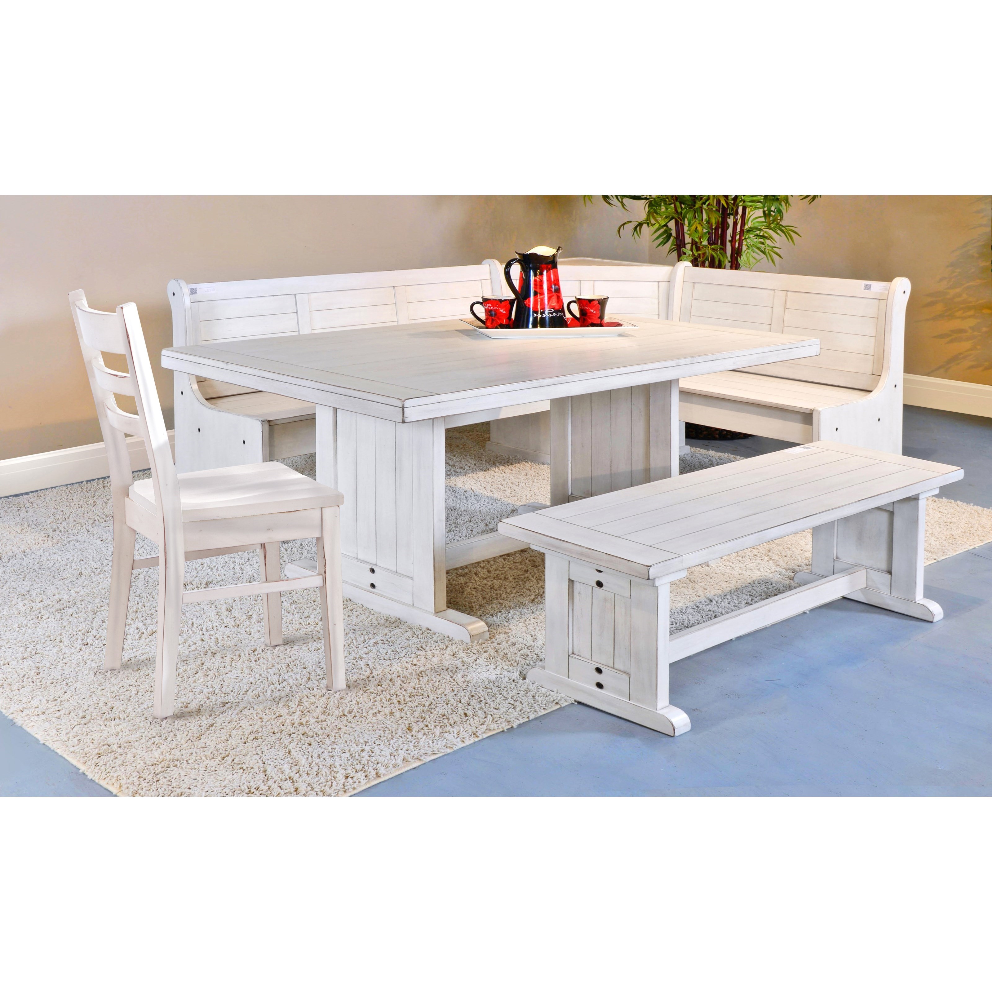 Bayside breakfast nook clearance with side bench