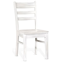 Ladderback Chair, Wood Seat
