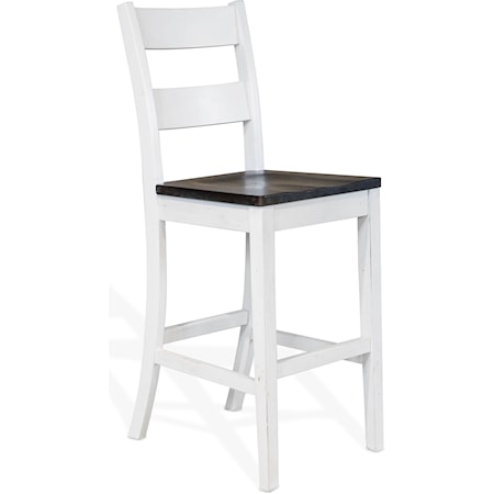 30" Ladderback Barstool