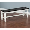 Sunny Designs Carriage House Bench w/ Mindi Veneer Seat