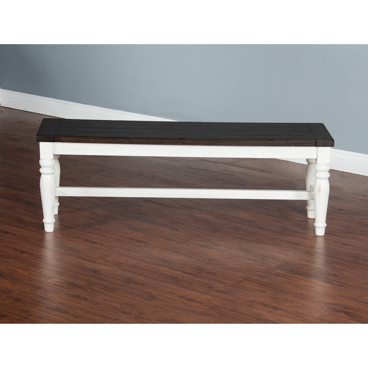 Sunny Designs Carriage House Bench w/ Mindi Veneer Seat