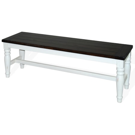 Bench w/ Mindi Veneer Seat