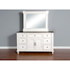 Sunny Designs Carriage House Dresser and Mirror Combo
