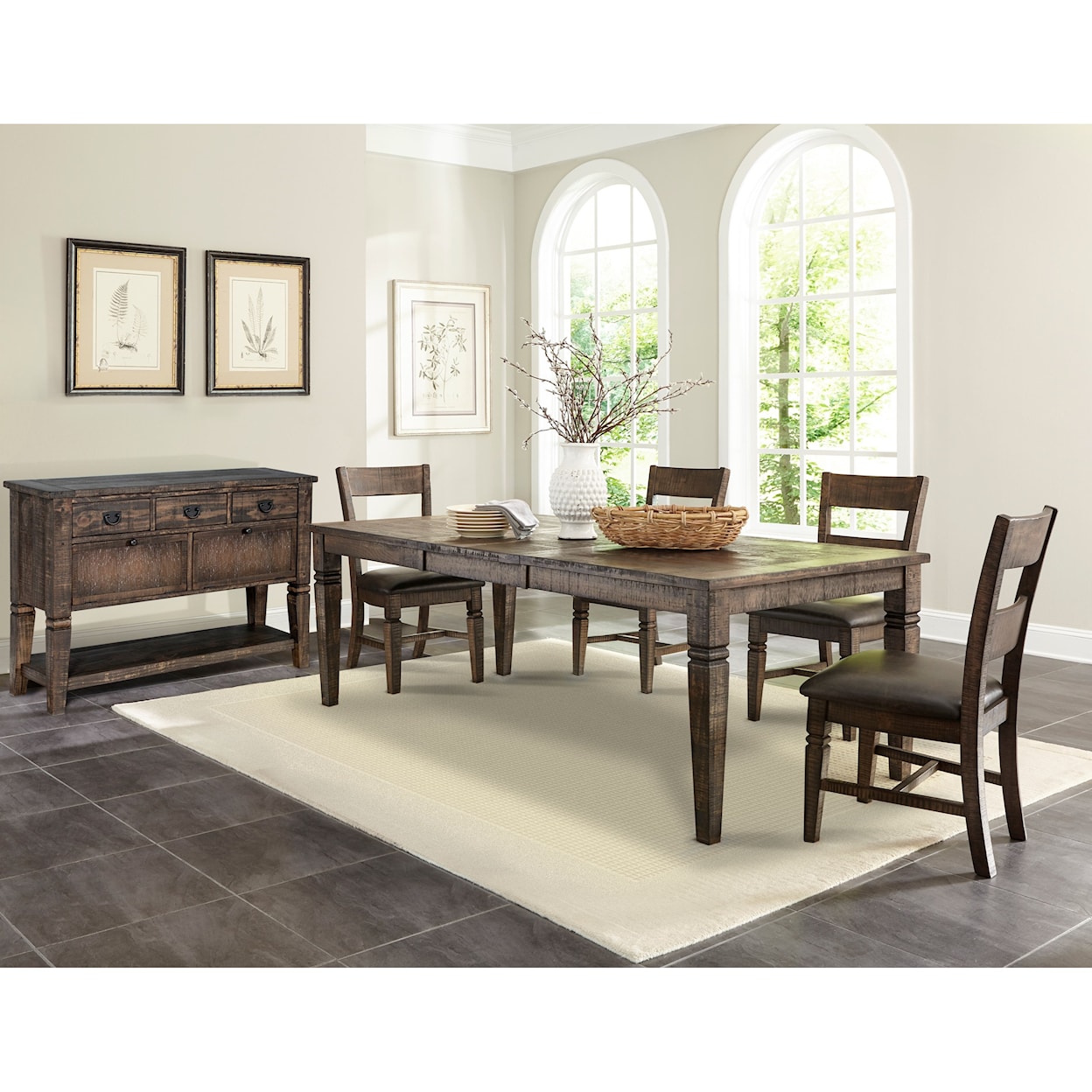 Sunny Designs Homestead Extension Dining Table