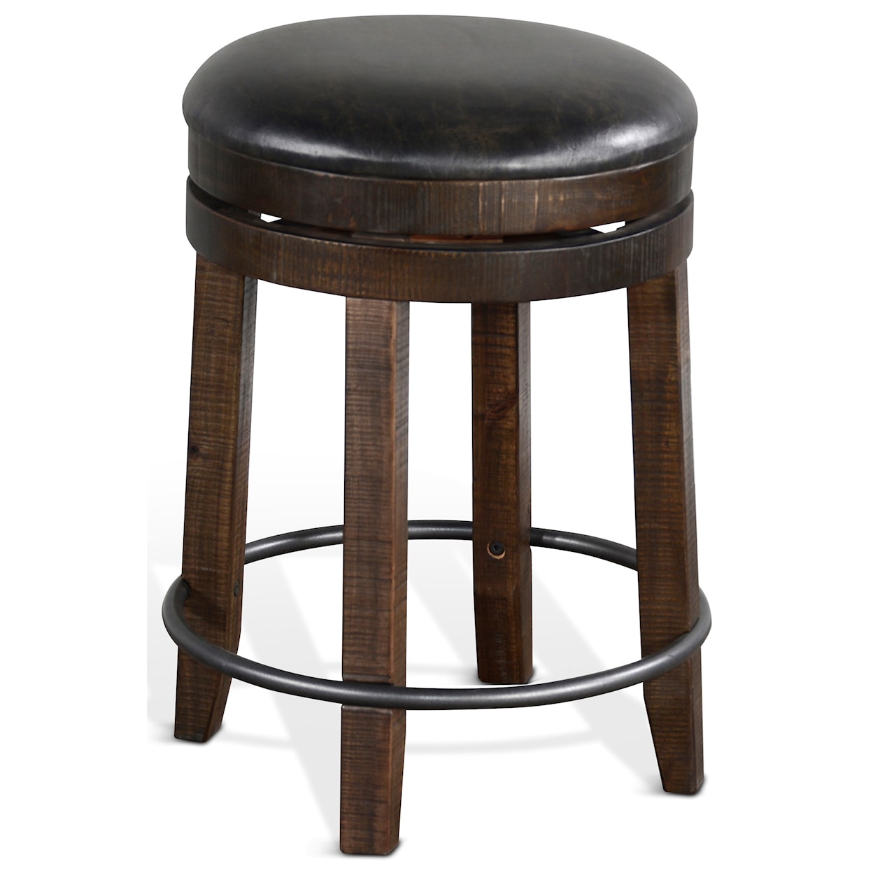 Sunny Designs Metro Flex VAIL 24" TOBACCO SWIVEL STOOL |