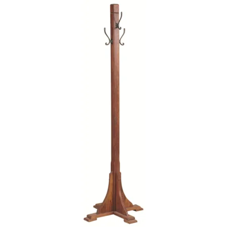 Solid Oak Hat Rack