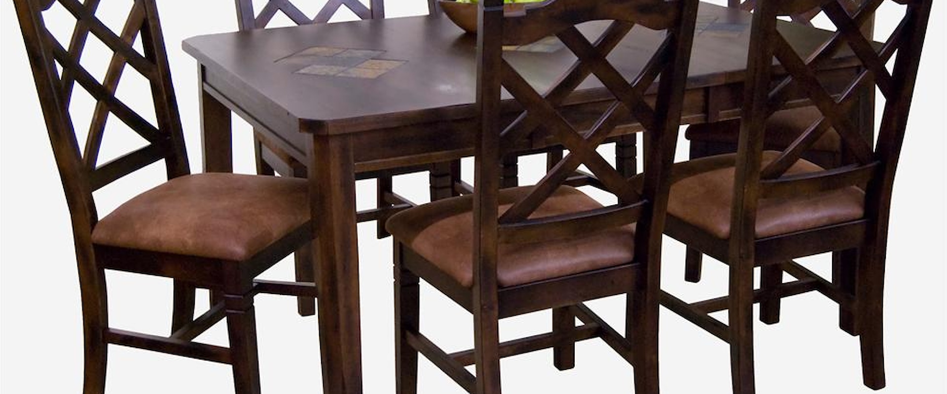 Traditional Rectangular Dining Table and Chair Set