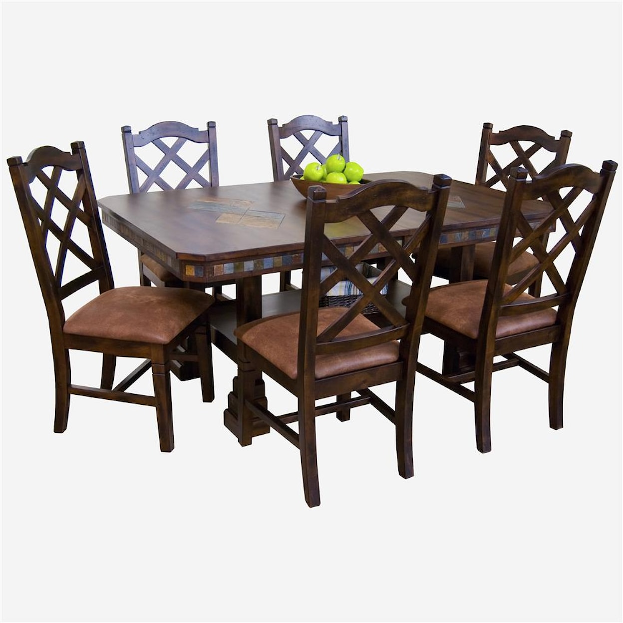 Sunny Designs Santa Fe Rectangular Dining Table and Chair Set