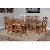 Sunny Designs   Dual Height Dining Table w/ 2 Leaves