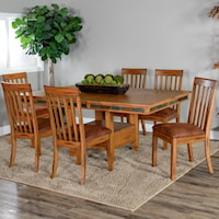 Dining Table and Chair Set for Six