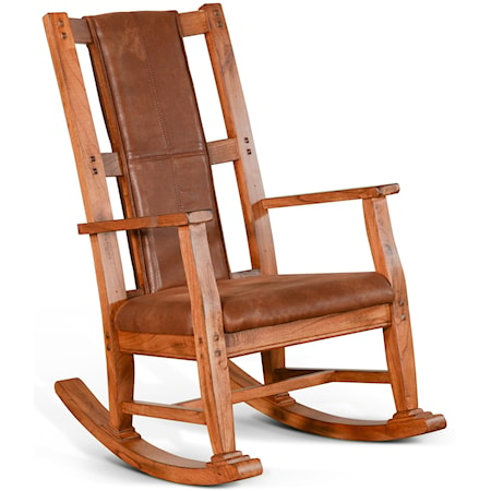 SANTA MONICA BROWN ROCKING CHAIR |