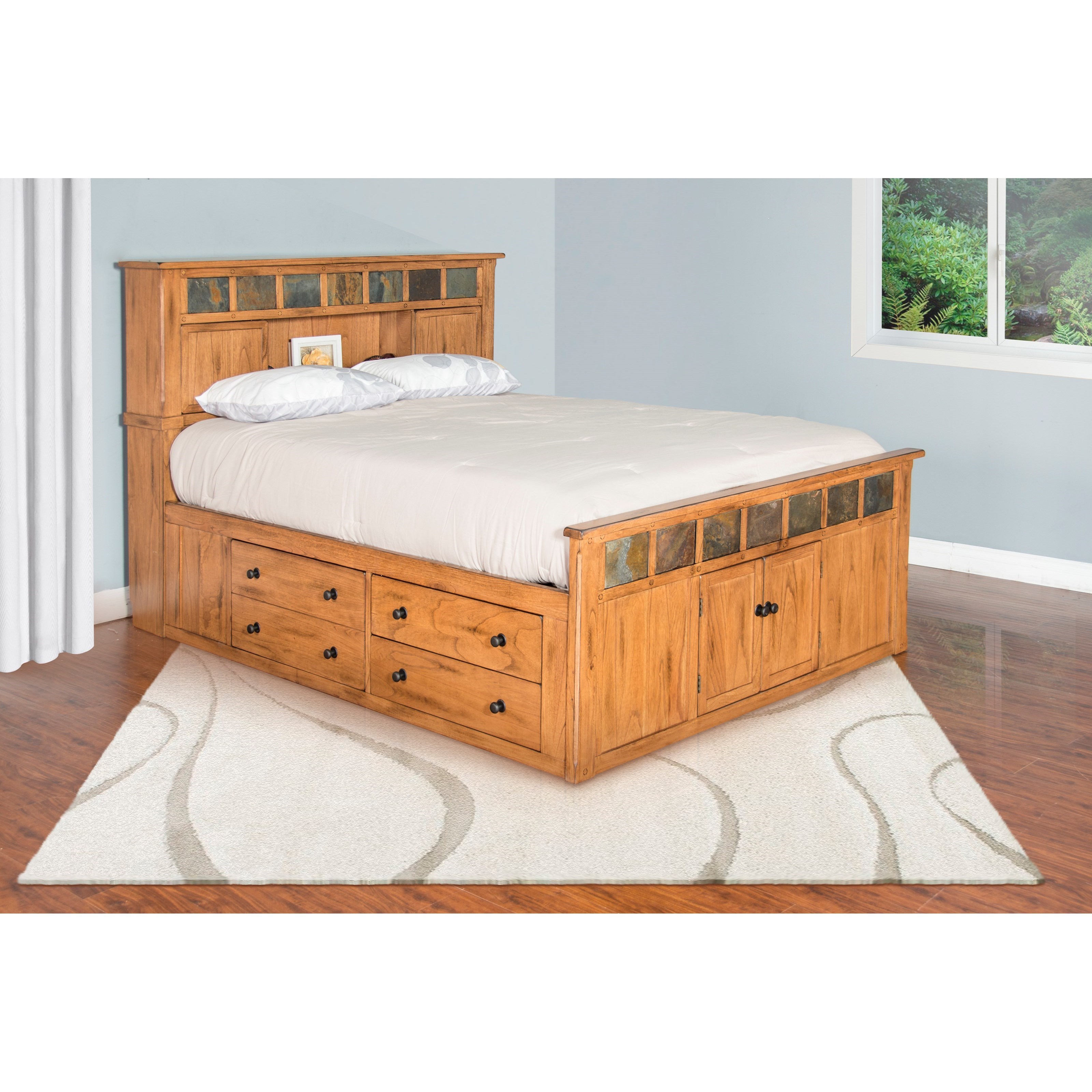 Sunny Designs Sedona SDI2334RO/KSKIT King Storage Bed w