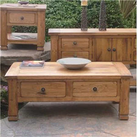 Rustic Oak Coffee Table