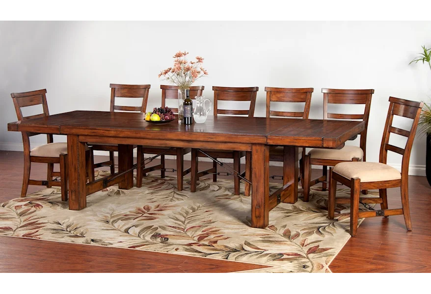 Tuscany 8-Piece Extension Table Set by Sunny Designs at Furniture Fair - North Carolina