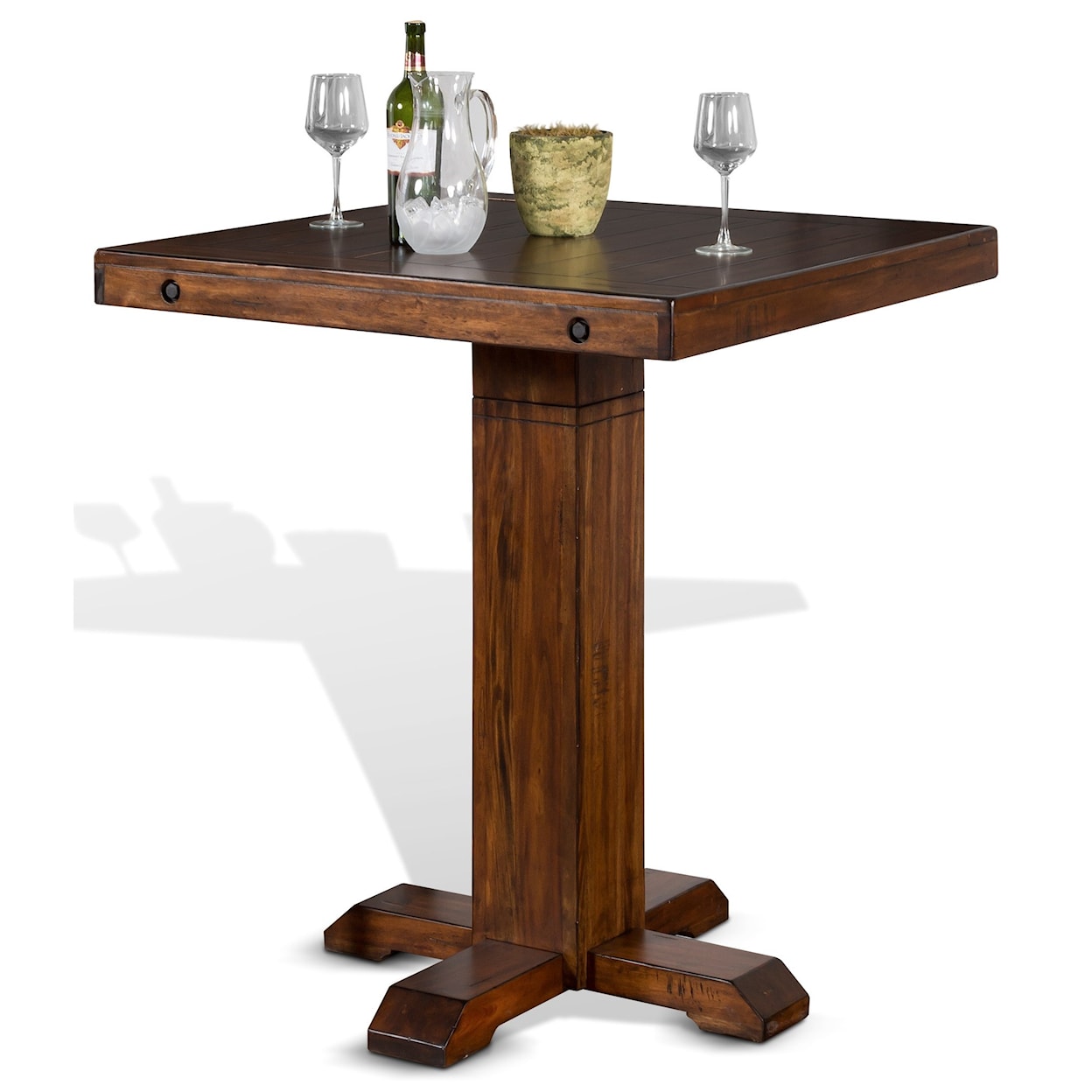 Sunny Designs Tuscany Pub Table w/ Adjustable Height
