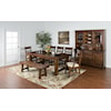 Sunny Designs Tuscany Dining Bench with Wood Seat