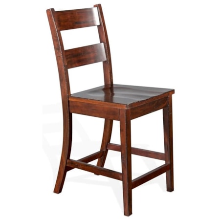 Ladder Back Counter Height Stool