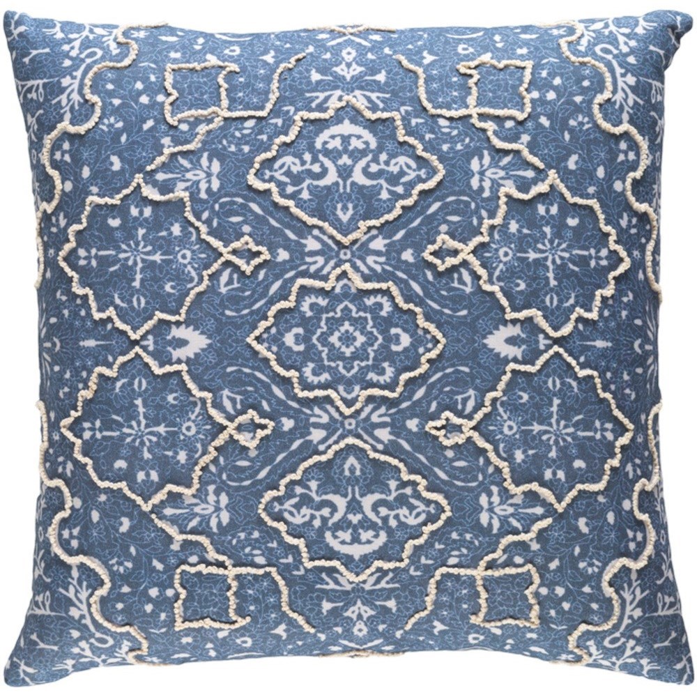 Surya Batik BAT002 1818D 18 x 18 x 4 Down Pillow Kit Belfort Furniture Throw Pillows