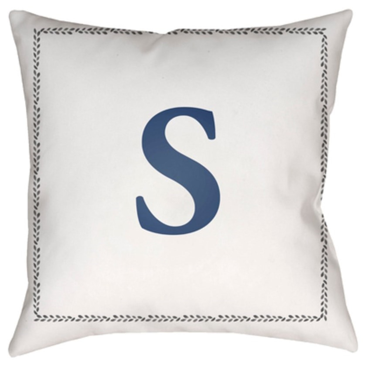 Surya Rugs Initials Pillow