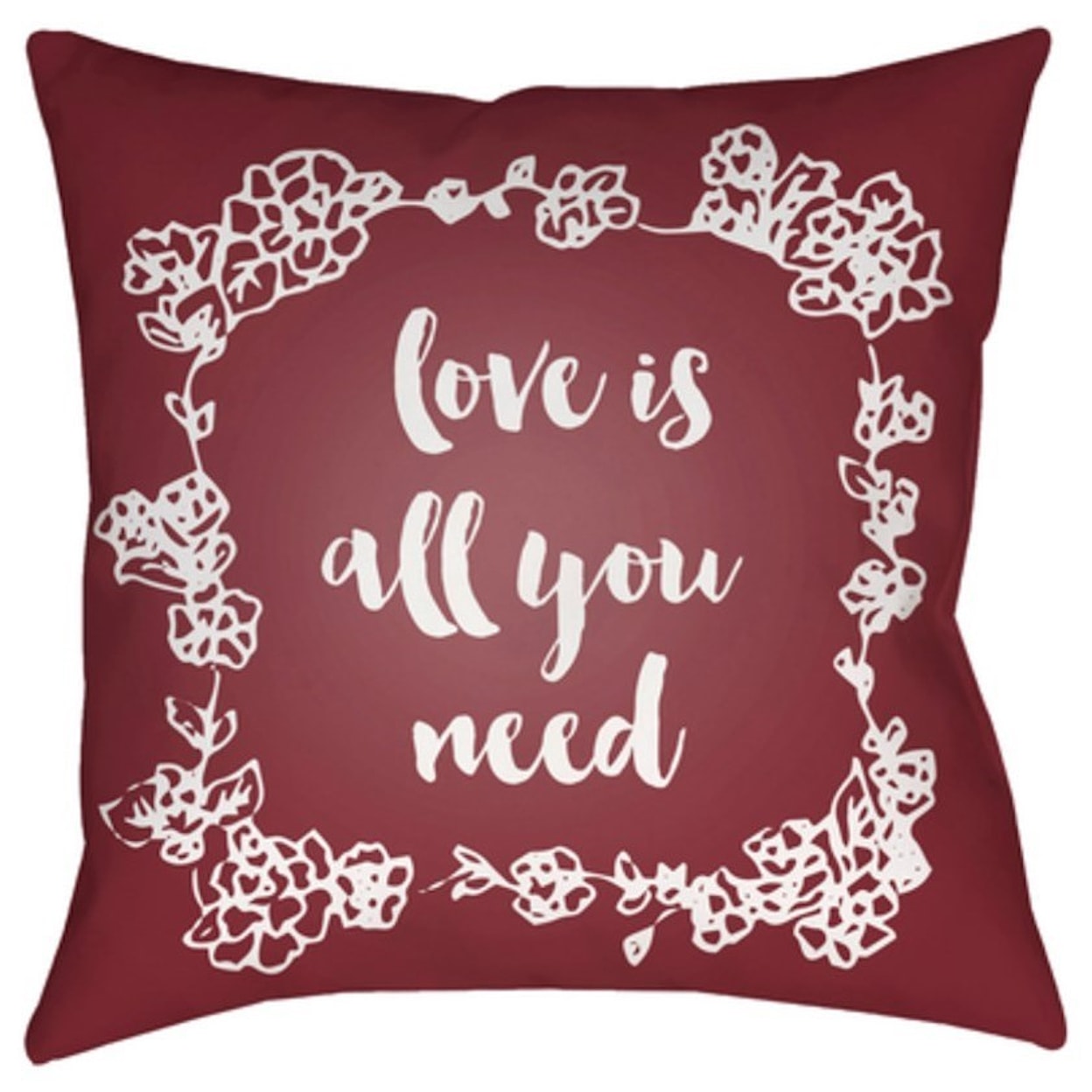 Surya Rugs Love All You Need Pillow