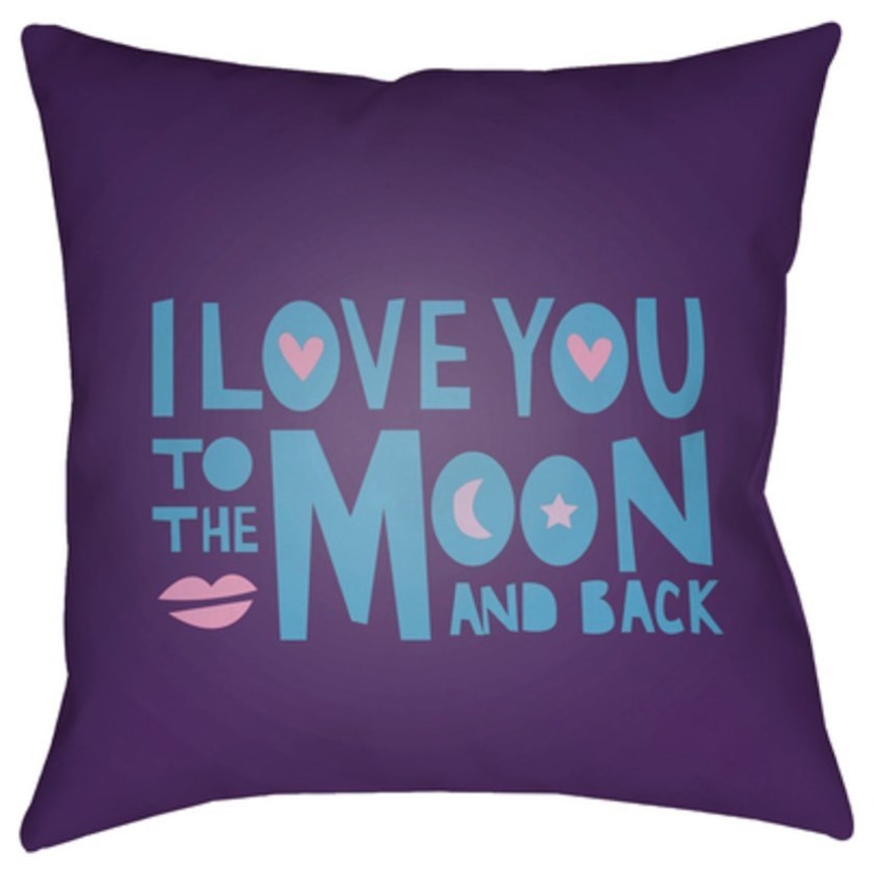 Surya Rugs Love To Moon Pillow