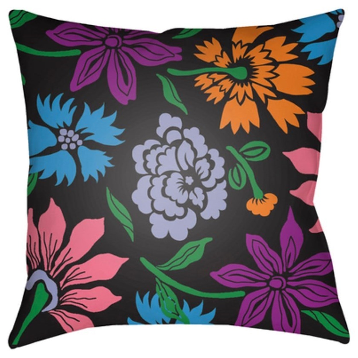 Surya Rugs Moody Floral Pillow