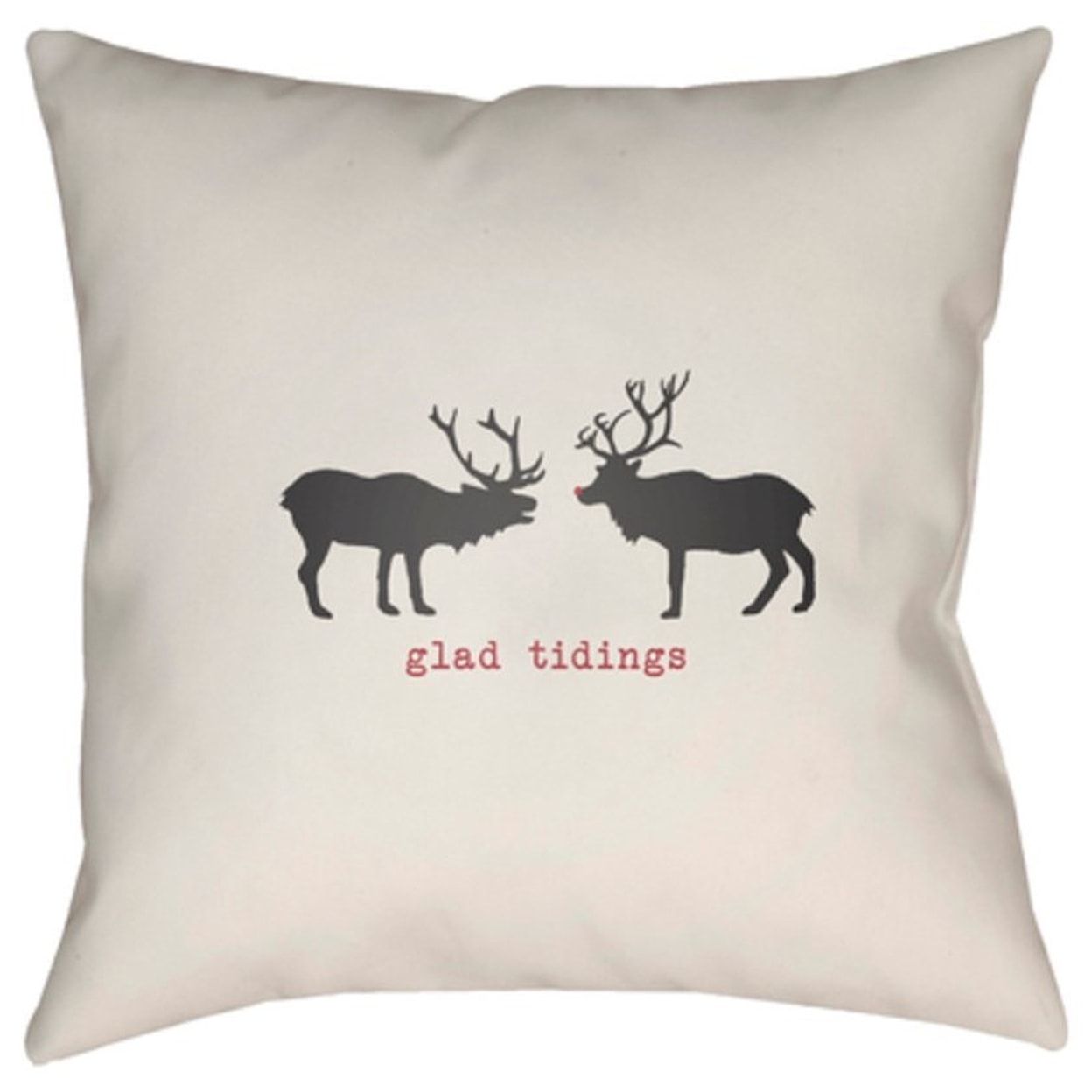 Surya Rugs Reindeer Pillow