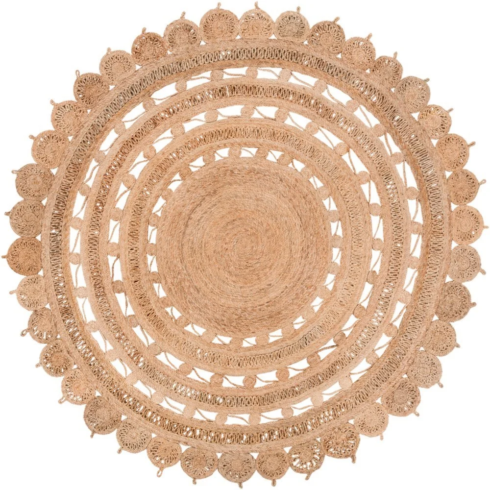 Surya Sundaze SDZ1003-8RD 8' Round Rug | Belfort Furniture | Rugs