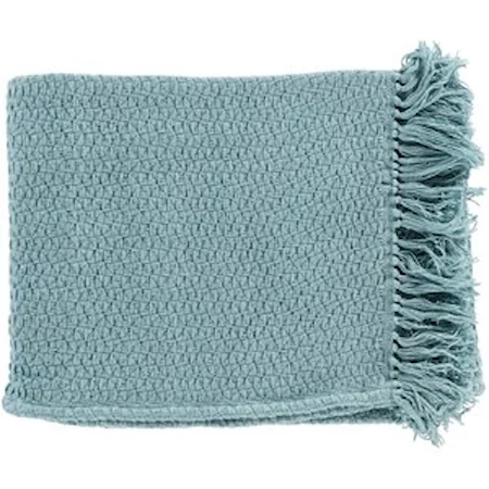 Aqua Throw Blanket