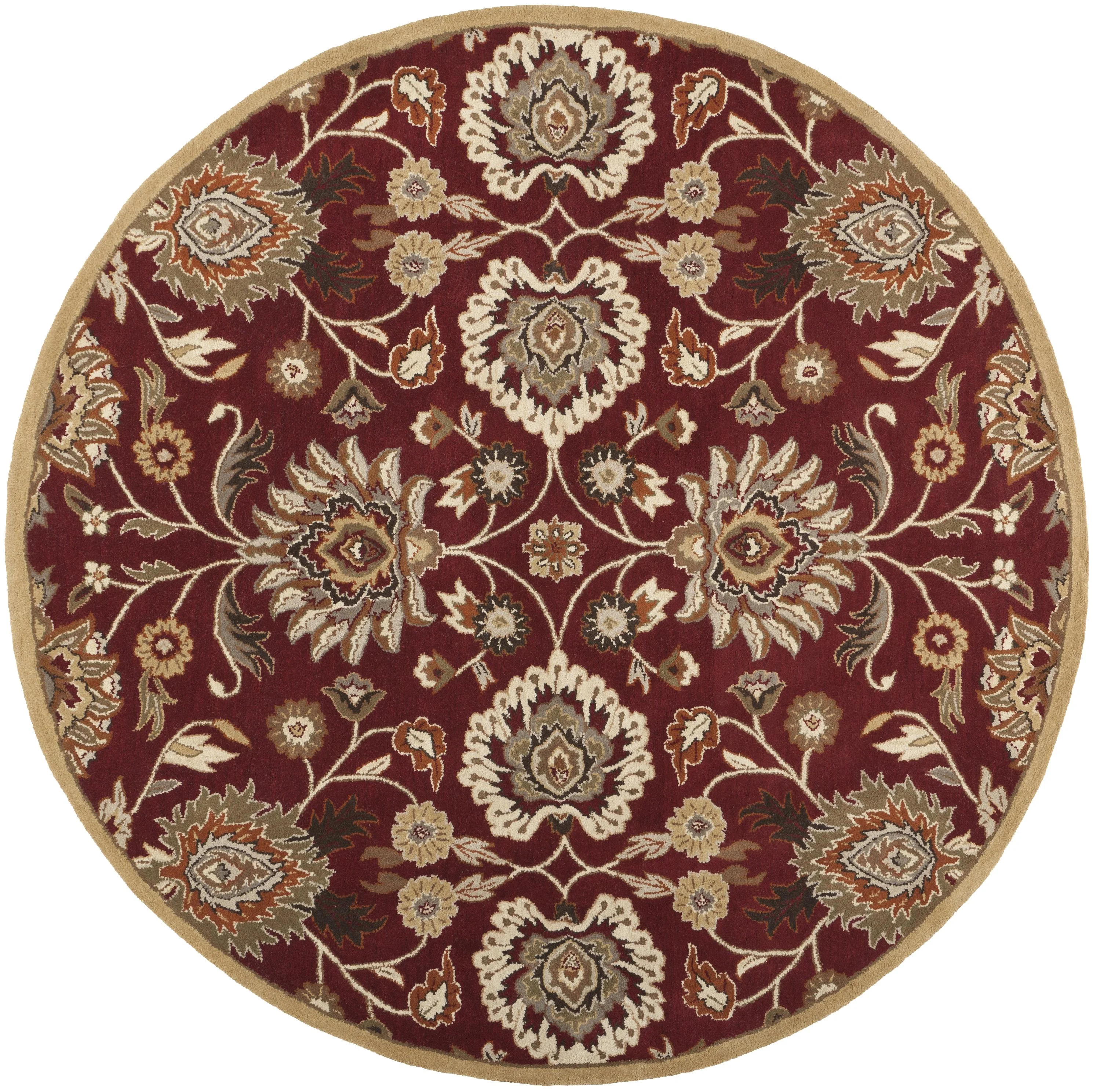 Syria Rugs Round Surya Rugs Caesar CAE1061-4RD 4' Round | Belfort Furniture | Rugs