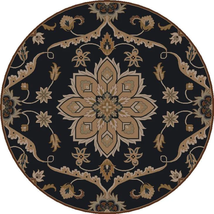 Syria Rugs Round Surya Caesar CAE1113-99RD 9'9
