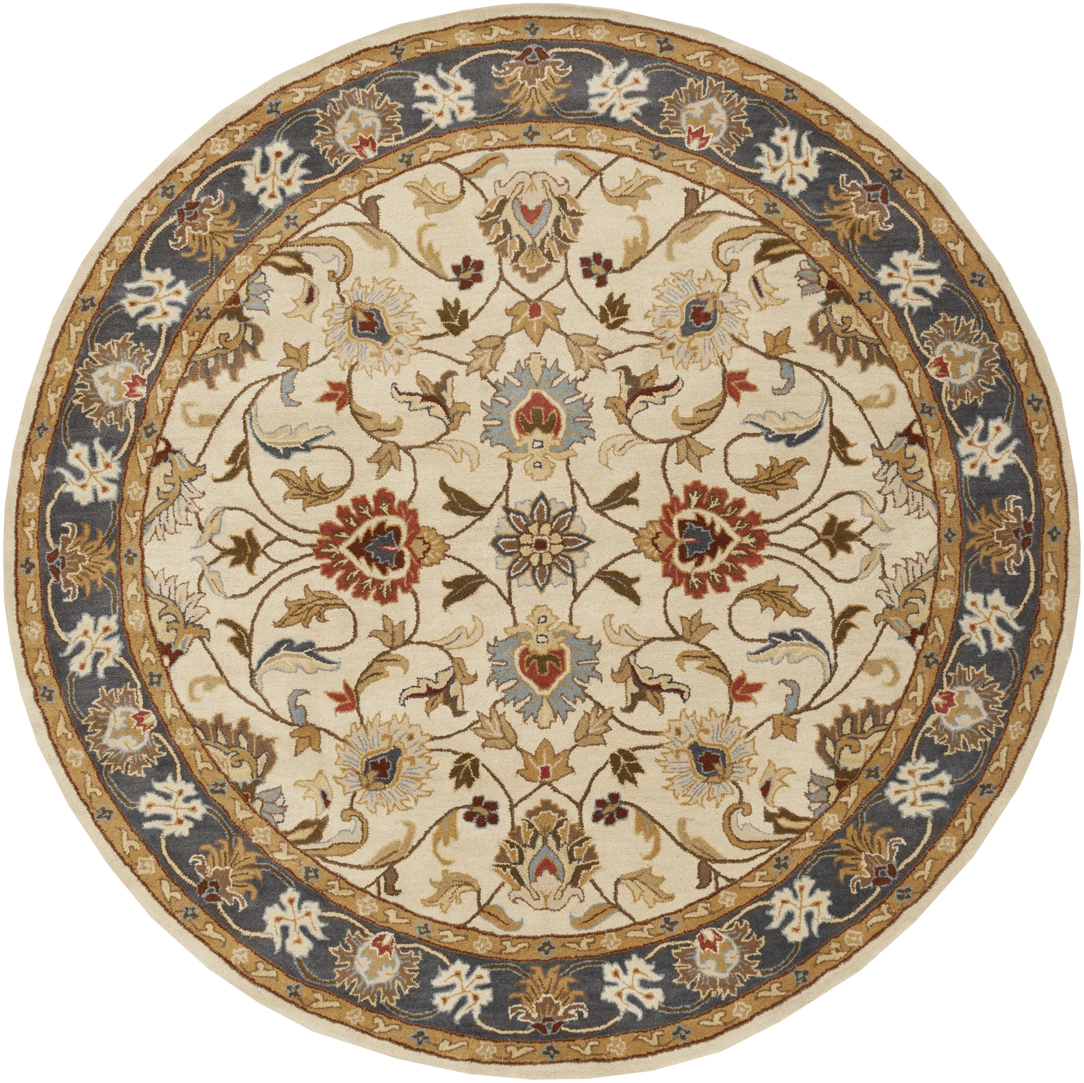Syria Rugs Round Surya Rugs Caesar CAE1125-99RD 9'9