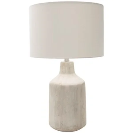Painted Rustic Table Lamp