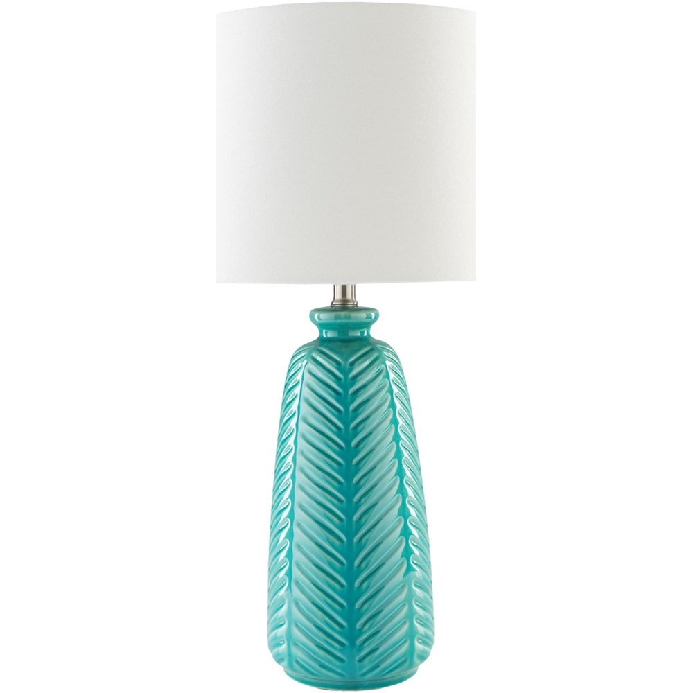 Surya Gilani GIL863TBL Blue Table Lamp Wayside Furniture & Mattress