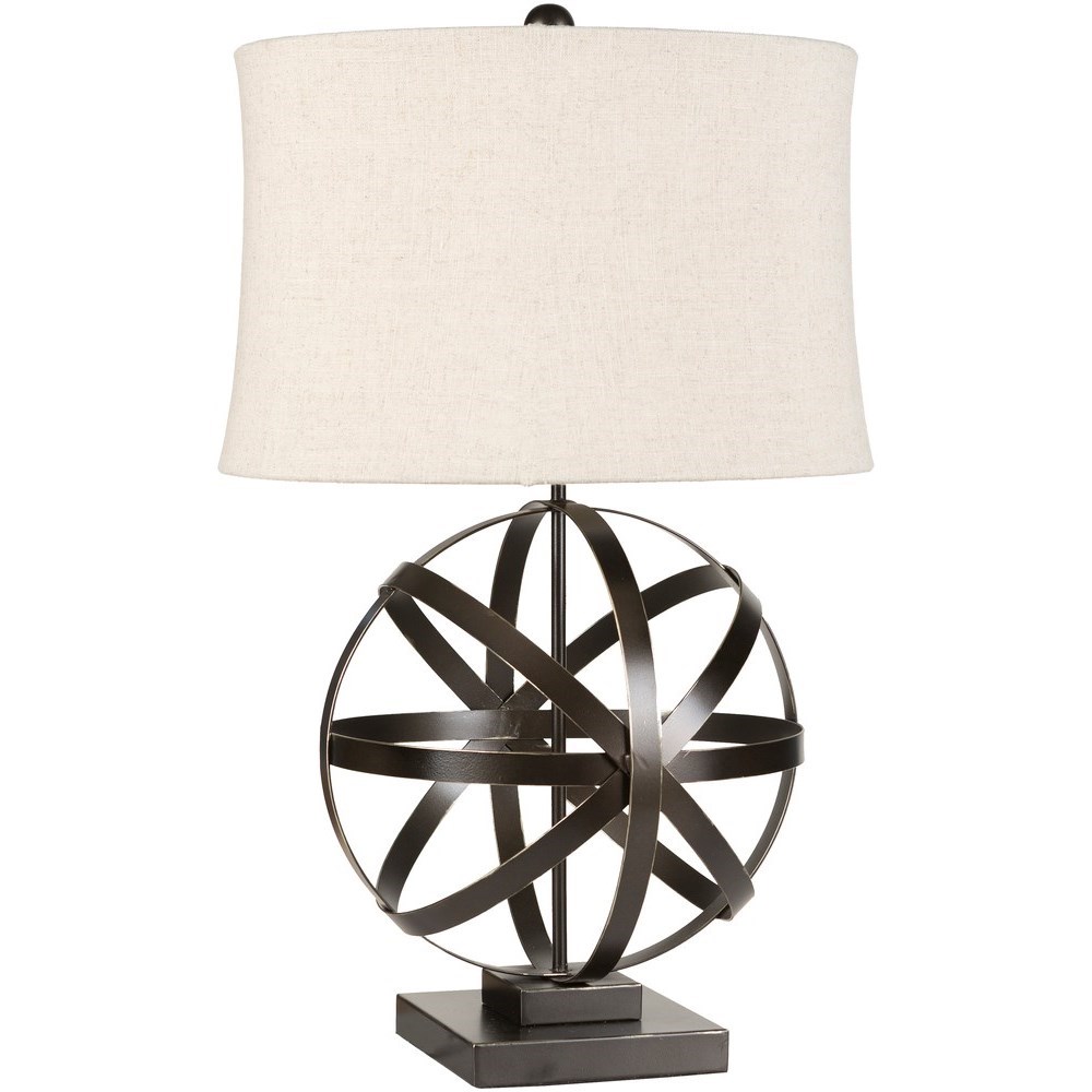 Surya Lamps LMP 1003 Bronze Industrial Table Lamp Wayside Furniture Mattress Table Lamps