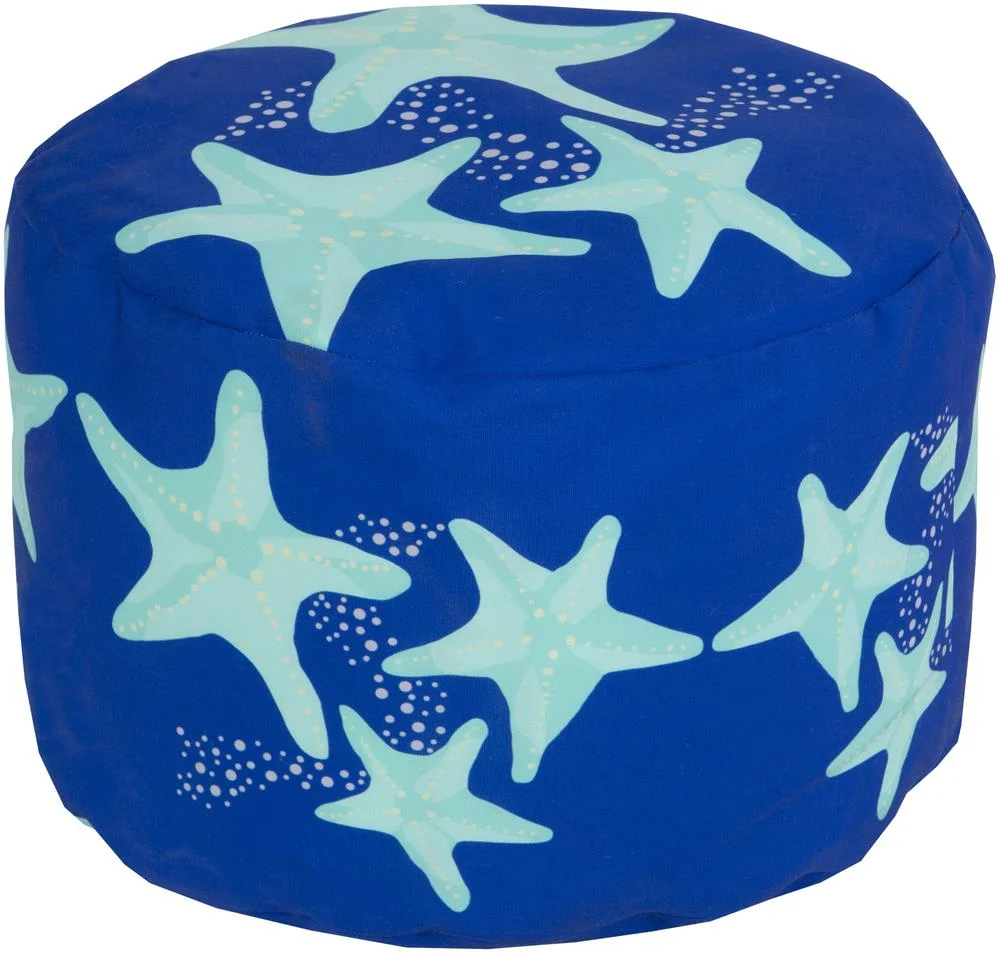 Surya Poufs POUF265 20" x 13" Round Pouf Wayside Furniture
