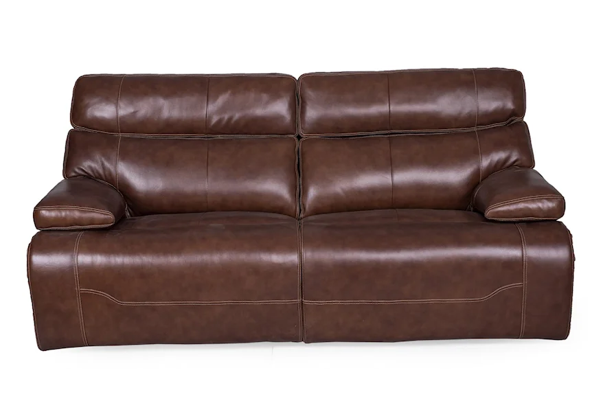 1684 Reclining Sofa w/pwr Headrest & Lumbar by Synergy Home Furnishings at Darvin Furniture