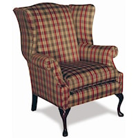 High Leg Traditional Wing Chair